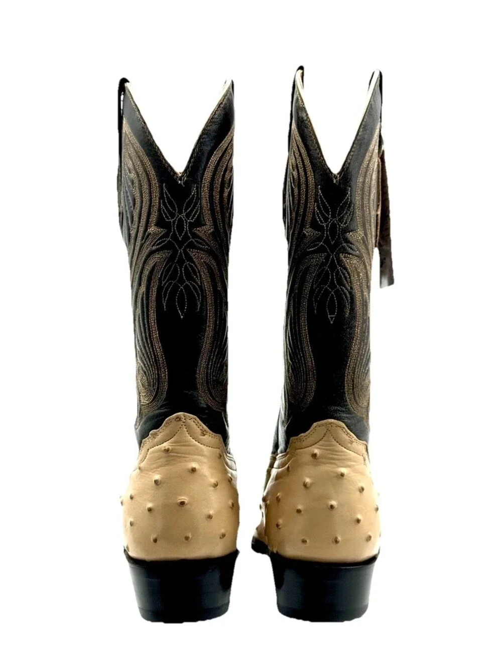 NEW Rodeo Bravo Mens 7 Exotic Ostrich Western Boots Free Shipping MSRP 499